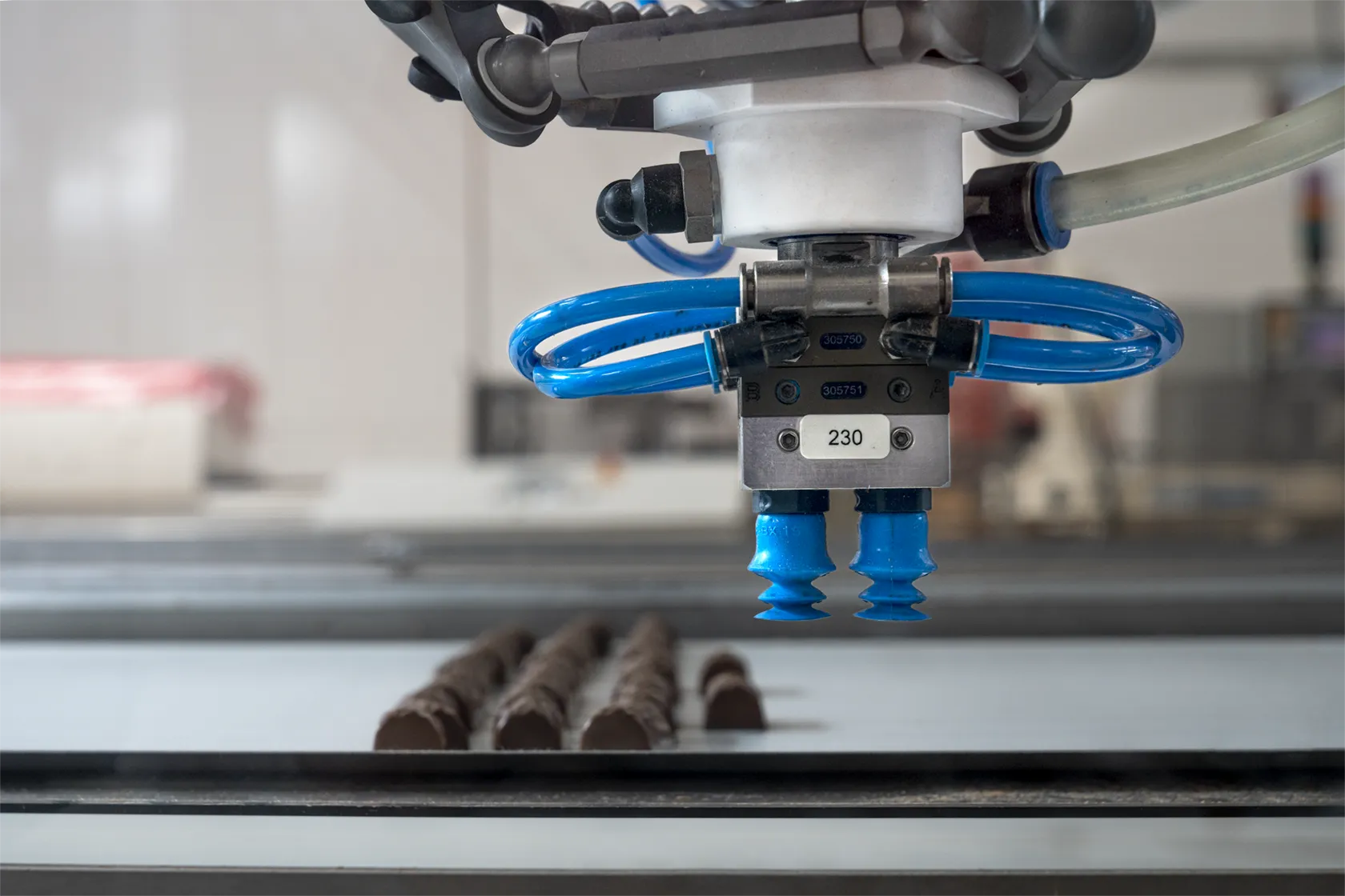 Detailaufnahme des Roboterwerkzeugs