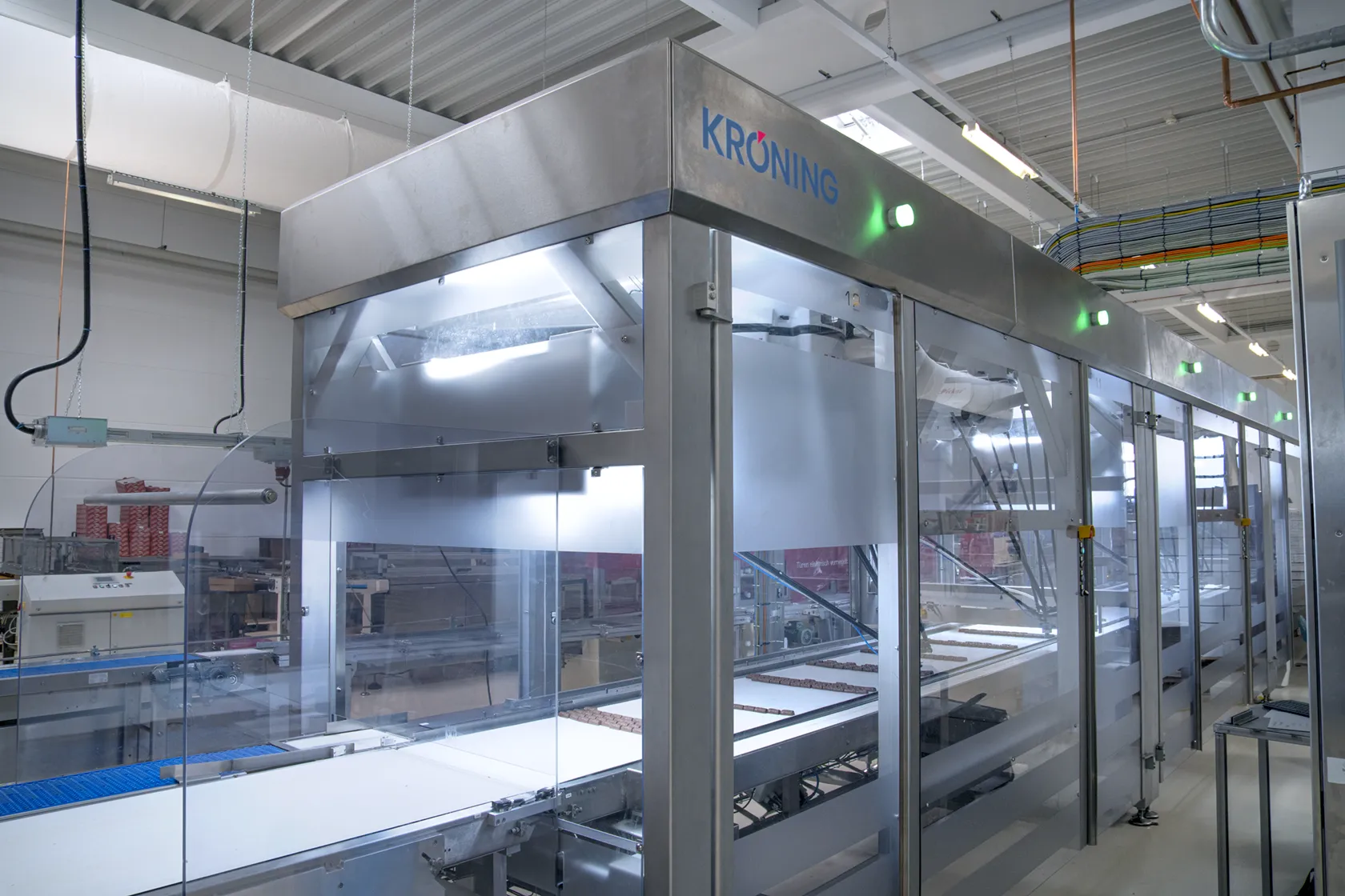 Zuführung in die Anlage