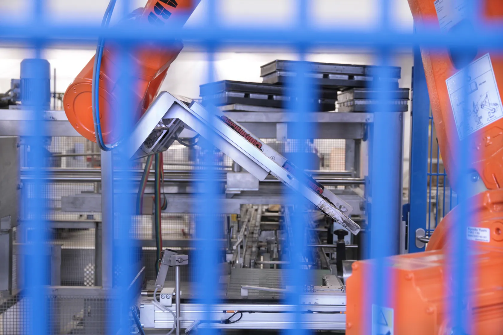 Detailansicht des Roboterwerkzeugs