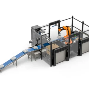 Palettierung von Metallkleinteilen