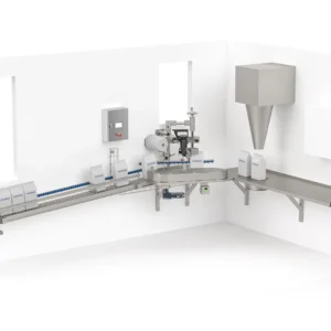 Sacknähanlage für Mehl